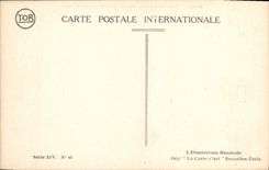 VINTAGE POSTCARD Bruges Panorama taken of the Belfry towards the Notre Dame church