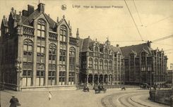 VINTAGE POSTCARD Liege Hotel of the Provincial government