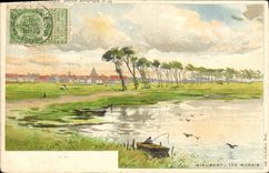 VINTAGE POSTCARD Nieufort Marshes