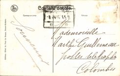 VINTAGE POSTCARD Modave the Castle