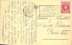 VINTAGE POSTCARD Ghent Goes to the Grains