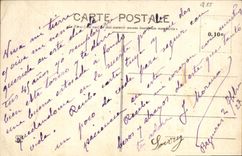 VINTAGE POSTCARD the Thrust bullfight