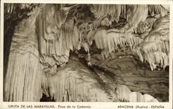 CPA Huelva Aracena Espana Gruta de las Maravillas Paso de la Cadorniz