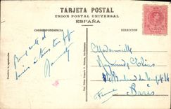 VINTAGE POSTCARD San Sebastian Playa desde Miraconcha