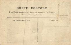 VINTAGE POSTCARD Paris Floods Quay of Rapee