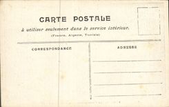 VINTAGE POSTCARD Paris Floods Street of Lille