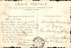 VINTAGE POSTCARD Paris Chaumont Hillocks the View-point