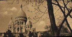 CPA Paris Montmartre Sacre Coeur