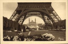 CPA Paris Sous la Tour Eiffel 