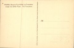 CPA Paris Sous la Tour Eiffel 