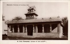 CPA Paris Inde Francaise Exposition coloniale internationale 