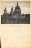 Catedral de Londres St Paul S de la POSTAL de la VENDIMIA