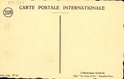 Panorama de Amberes de la POSTAL de la VENDIMIA del puerto y de los barcos de los caminos