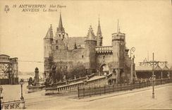 CPA Anvers Le Steen 