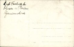 CARTE PHOTO Tombe de Frederich la grand a Potsdam