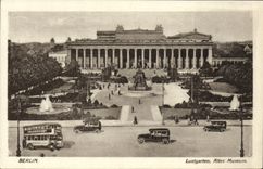 VINTAGE POSTCARD Berlin Lustgarten Altes Museum