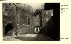CPA Tower Of London The Wakefield Tower And bloody tower