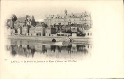 VINTAGE POSTCARD Laval Law courts the Old Castle