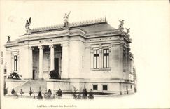 VINTAGE POSTCARD Laval Museum of Beautiful arts