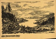 VINTAGE POSTCARD Der Urberlinger See
