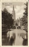 CPA Bruges Brugge Pont de Beguinage