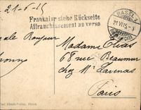 VINTAGE POSTCARD Basel Die Pfalz MIT Deutsch Rittergarten