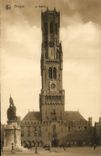 VINTAGE POSTCARD Bruges the Belfry