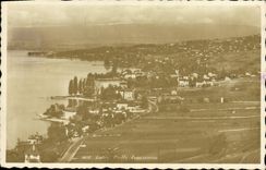 VINTAGE POSTCARD Lutry Pully Lausanne