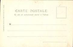 VINTAGE POSTCARD Paris the king and the queen of Italy has Paris October 1903 Pylon of the Lion of Marc Saint