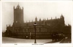 VINTAGE POSTCARD Manchester Cathedral