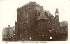 VINTAGE POSTCARD Church off the holy Name Manchester
