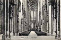 VINTAGE POSTCARD Koln Rh Dom Inneres