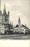 VINTAGE POSTCARD Koln Rh Dom St Martinskirche MIT Dom U Stapelhaus