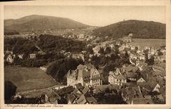 VINTAGE POSTCARD Konigstein Blick von DER ruins