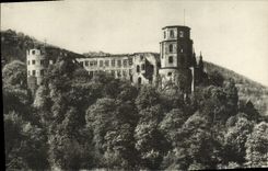 VINTAGE POSTCARD Heildelberg Das Schloss