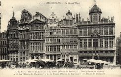 POSTAL Bruselas de la VENDIMIA que la grande coloca