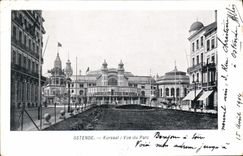 CPA Ostende Kursaal Vue Du Parc