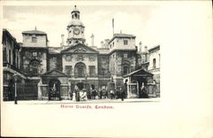 Protectores de caballo de la POSTAL de la VENDIMIA Londres