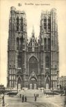 CPA Bruxelles Eglise Sainte Gudule