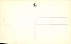 VINTAGE POSTCARD Brussels Panorama Law courts and church of the vault