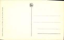 VINTAGE POSTCARD Brussels Church Sainte Gudule and Panorama