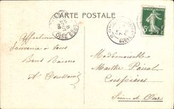 CPA Saint Gingolph Croix De Fenalet Enfants Vache