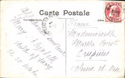 VINTAGE POSTCARD Namur Arrived of Baleau