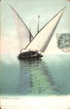 CPA Barque du Leman Bateau