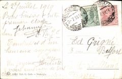 VINTAGE POSTCARD Ventimiglia