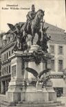 VINTAGE POSTCARD Dusseldorf Kaiser Wilhelm Denkmal