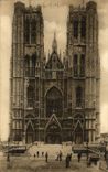 POSTAL Bruselas Sainte Gudulia de la VENDIMIA
