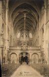 VINTAGE POSTCARD Bruges Interior Of Notre Dame organ