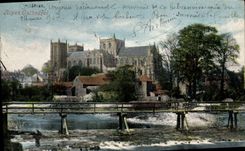 VINTAGE POSTCARD Ripon Cathedral