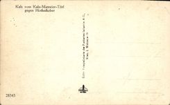 CPA Kals Vom Kals Martreier Torl Gegen Hochschober